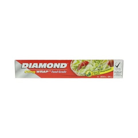 Diamond Cling Wrap Clear 300sqft