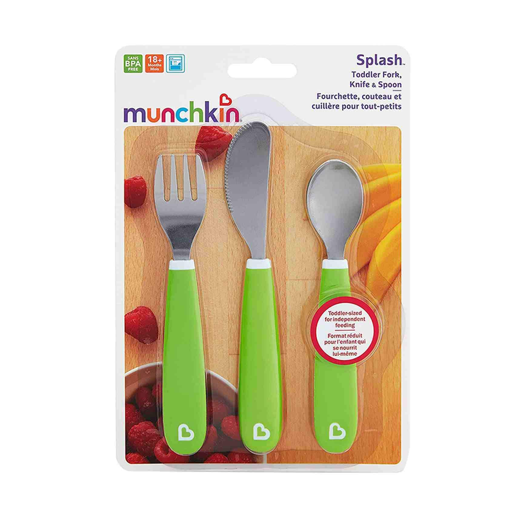 Munchkin Toddler Fork & Spoon 2pcs