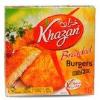 Buy KHAZAN BREADED CHICKEN BURGER 1200G in Kuwait