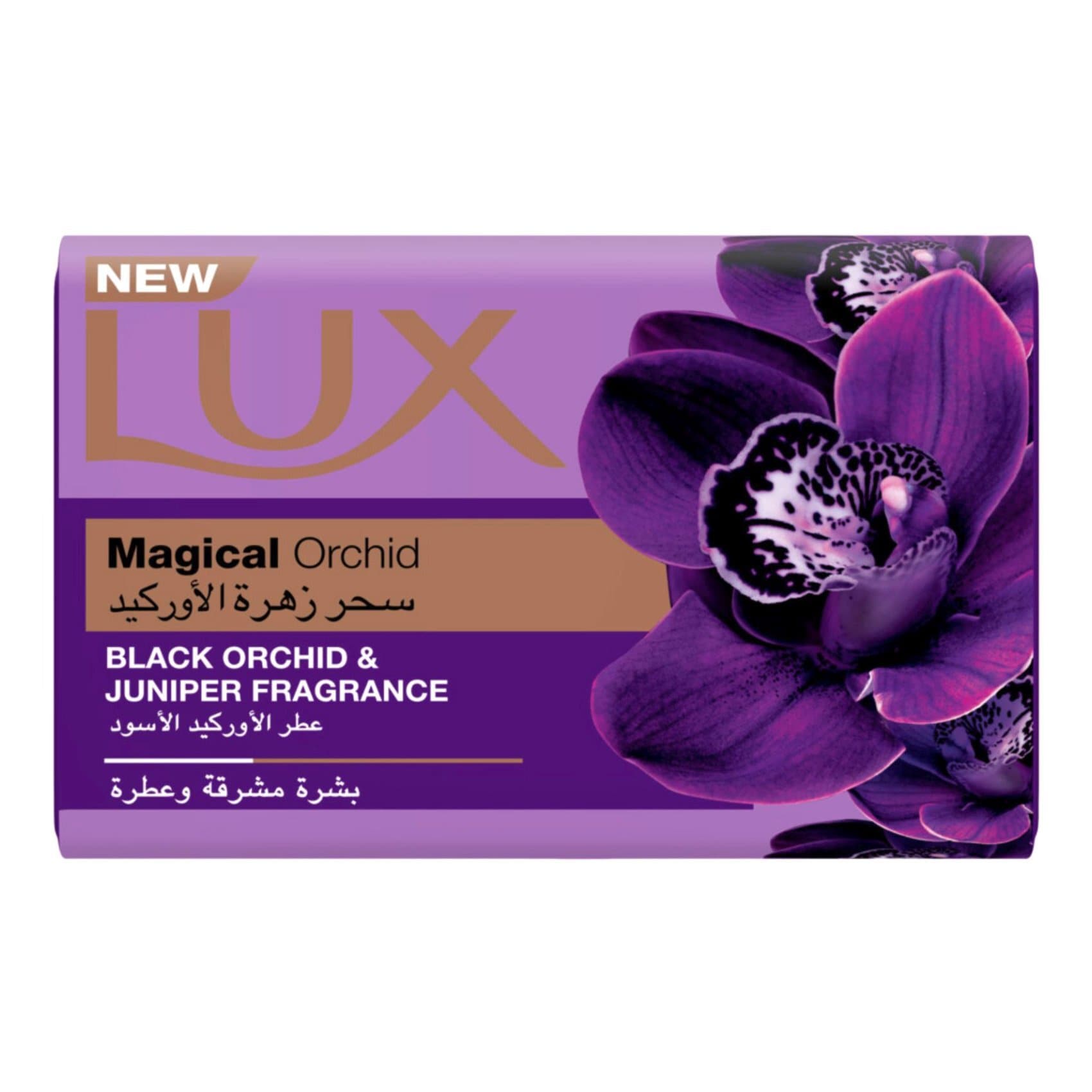 Buy LUX Bar Soap for fragrant glowing skinMagical Orchidwith Black Orchid &  Juniper Fragrance170g Online - Shop Beauty & Personal Care on Carrefour UAE