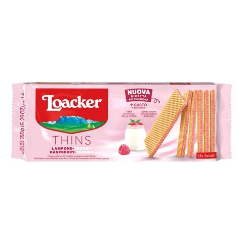Loacker Raspberry Yoghurt Wafers 150g