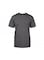 Boxy Microfiber Round Neck Plain T-shirt - Grey