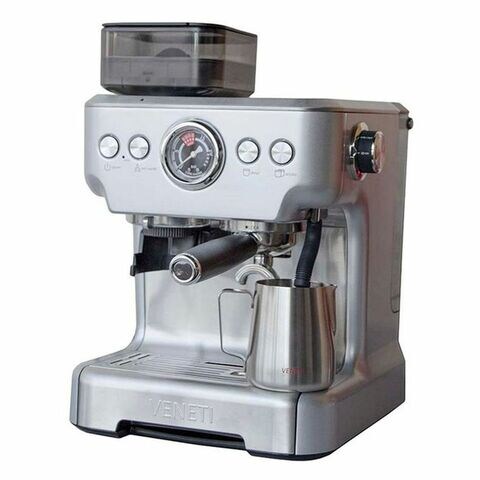 Veneti Espresso Coffee Machine VI5700CM Silver