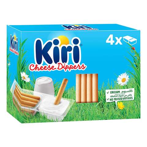 Kiri Dip &amp; Crunch Cream Cheese And Breadstick Snack 4 Pieces 140g