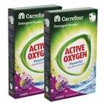 Buy Carreour Laundry Detergent Powder Lavendar 1.5kg Pack of 2 in UAE