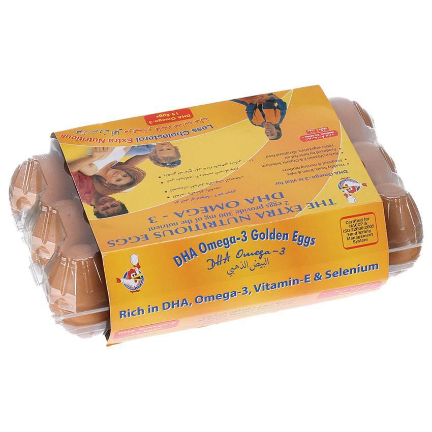 Buy Al Jazira DHA Omega Eggs x15 Online Shop Fresh Food on Carrefour UAE