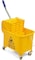Commercial Mop Bucket - with Down Press Wringer - 22 Quart Capacity - Yellow