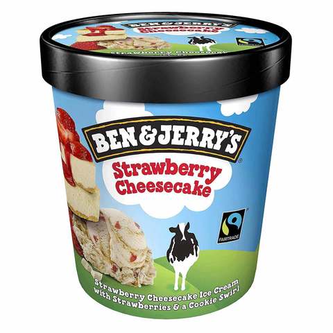 BenJerry Strawberry Cheesecake Ice Cream 118ml price in UAE | Carrefour ...