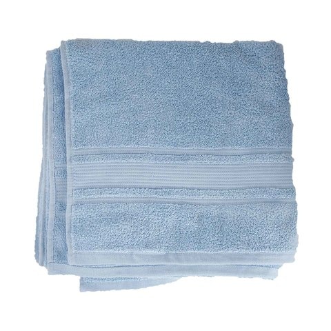 كنزي منشفة إستحمام قياس 70x140 سم لون أزرق فاتح