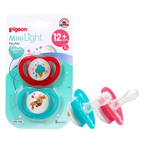 Pigeon Mini Light Pacifier 78264 Multicolour Pack of 2