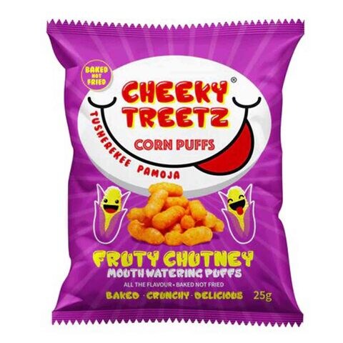 CHEEKY TREETZ FRUITY C CORN PUFF25G