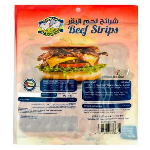 Al Rawdah Beef Strips 200g