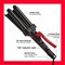 Revlon Wave Master Jumbo Waver (Three-Prong Jumbo Barrels, Fourmaline Ceramic Coating, 30 Heat Settings Up to 190&deg;C), RVIR3056UKE