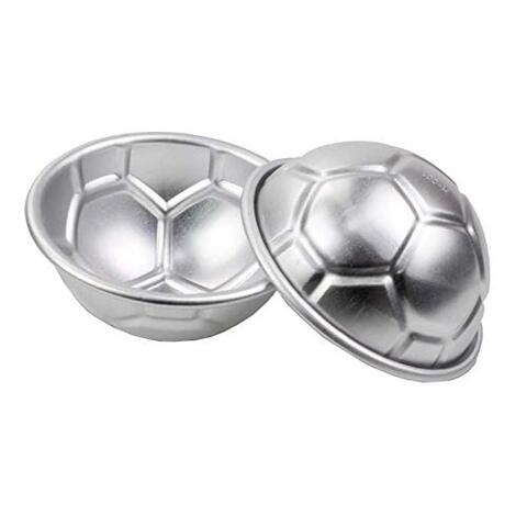 Generic 2 Pieces Football Soccer Ball Cake Baking Mold World Cup Football Themed Cake Chocolate Budding Jelly Mold Size 9 Cm