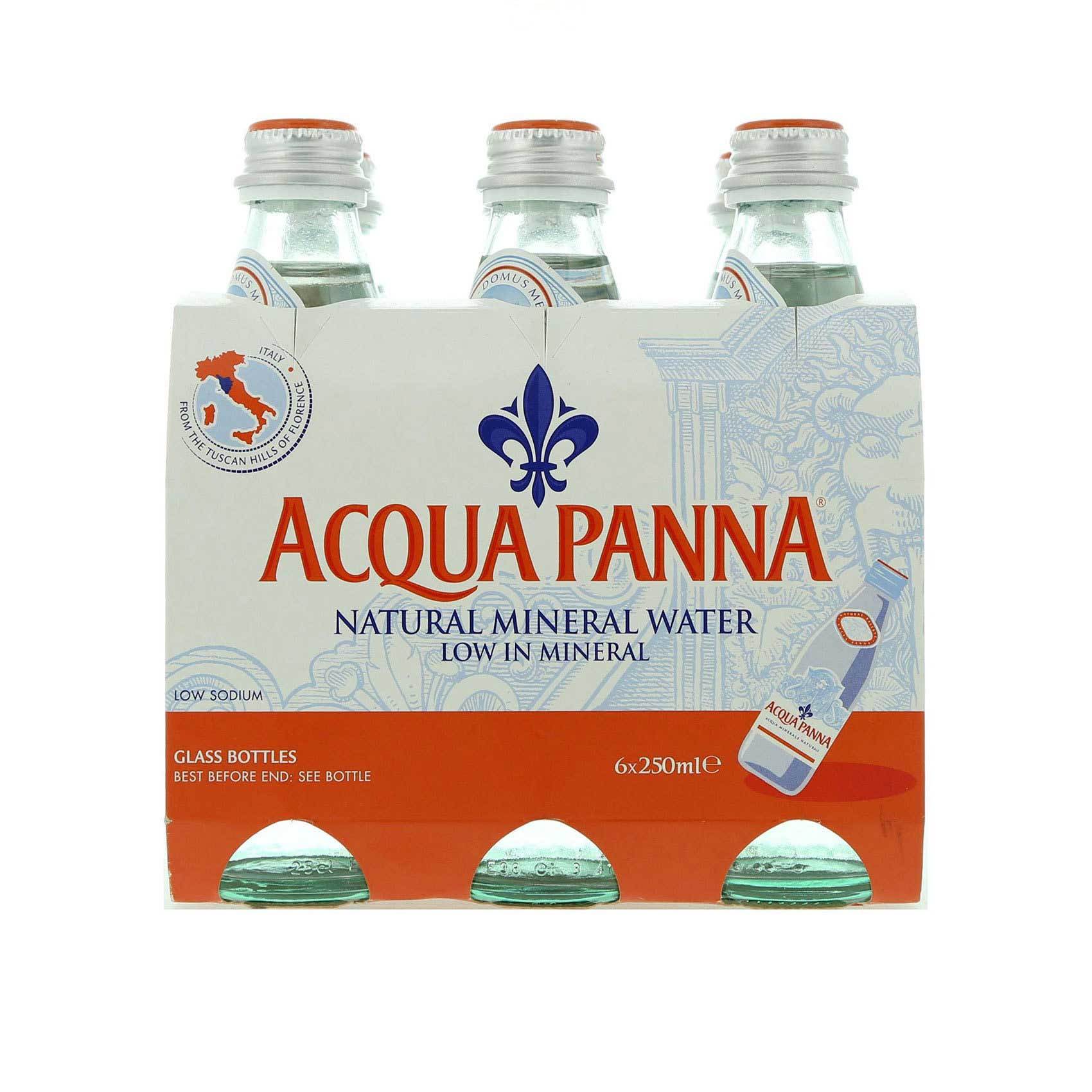 Buy Acqua Panna Natural Mineral Water 250mlx6