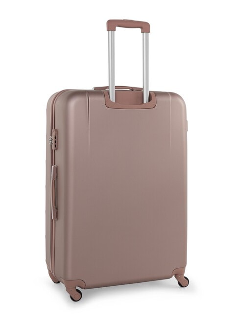 Rose gold cheap large suitcase