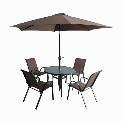 Procamp Patio Set with 4 Chairs (Plus Extra Supplier&#39;s Delivery Charge Outside Doha)