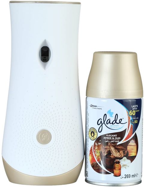 تسوق جليد حامل بخاخ اوتوماتيك مع معطر جو فخامة العنبر والعود - 269 مل ...