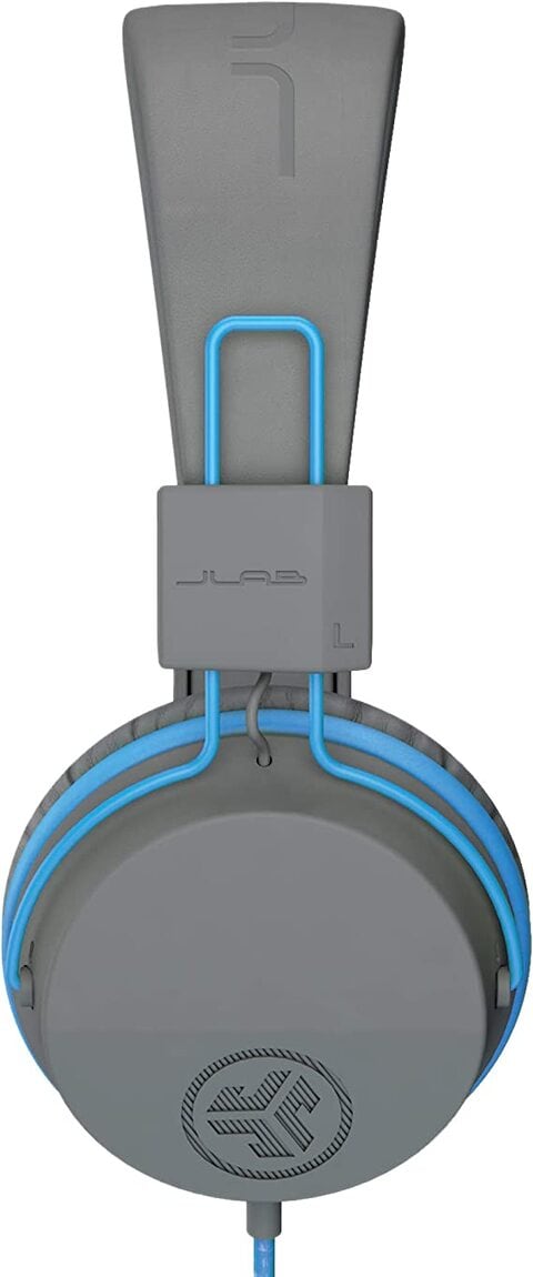 JBuddies Studio Kids Wired Headset 24 Hrs+ Battery Life Grey/Blue