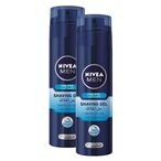 اشتري Nivea Cool Kick Shaving Gel 200ml x2 في الامارات