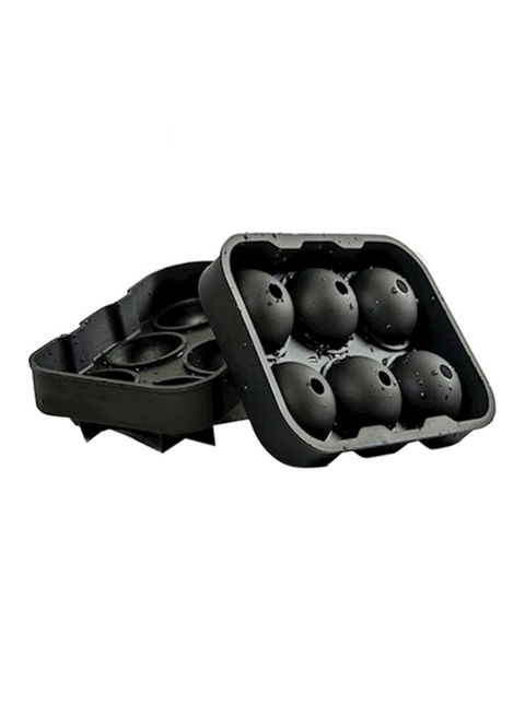 Buy Misstiara 6 Grip Ball Shape Ice Cube Tray Black 18x12 5x4 8centimeter Online Shop Home Garden On Carrefour Uae