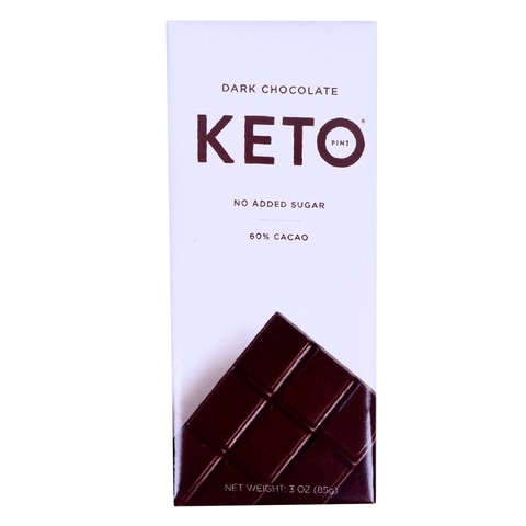 Keto Pint 60% Cacao Dark Chocolate 85g