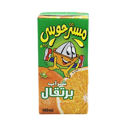 Mr. Juicy Juice Orange Tetra 180ML