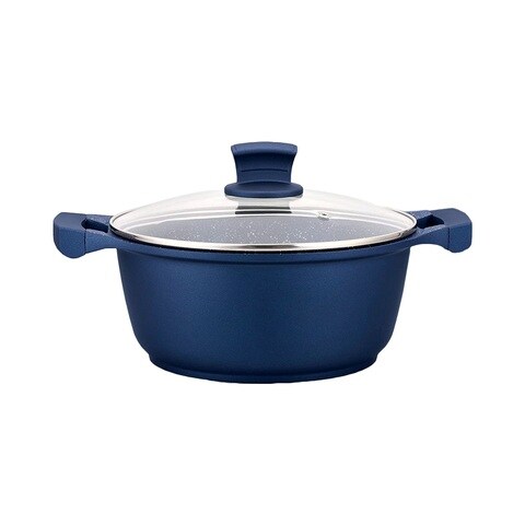 Winsor Cast Aluminium Cookware Set Blue Pack of 3