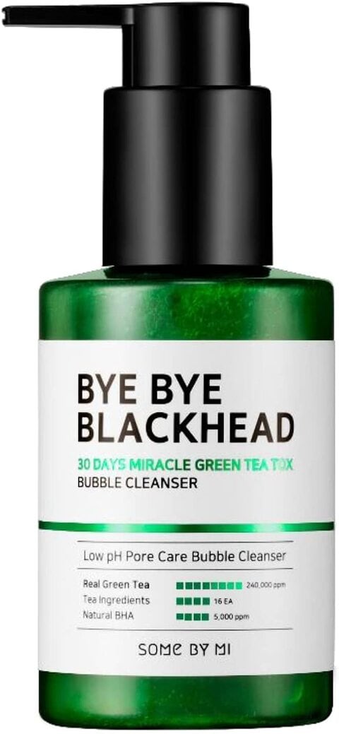 Bye Bye Blackhead 30 Days Miracle Green Tea Tox Bubble Cleanser 120g