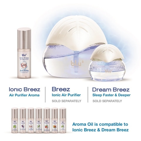 Blu-Ionic Breez Air Purifier Aroma - Anti Smoke