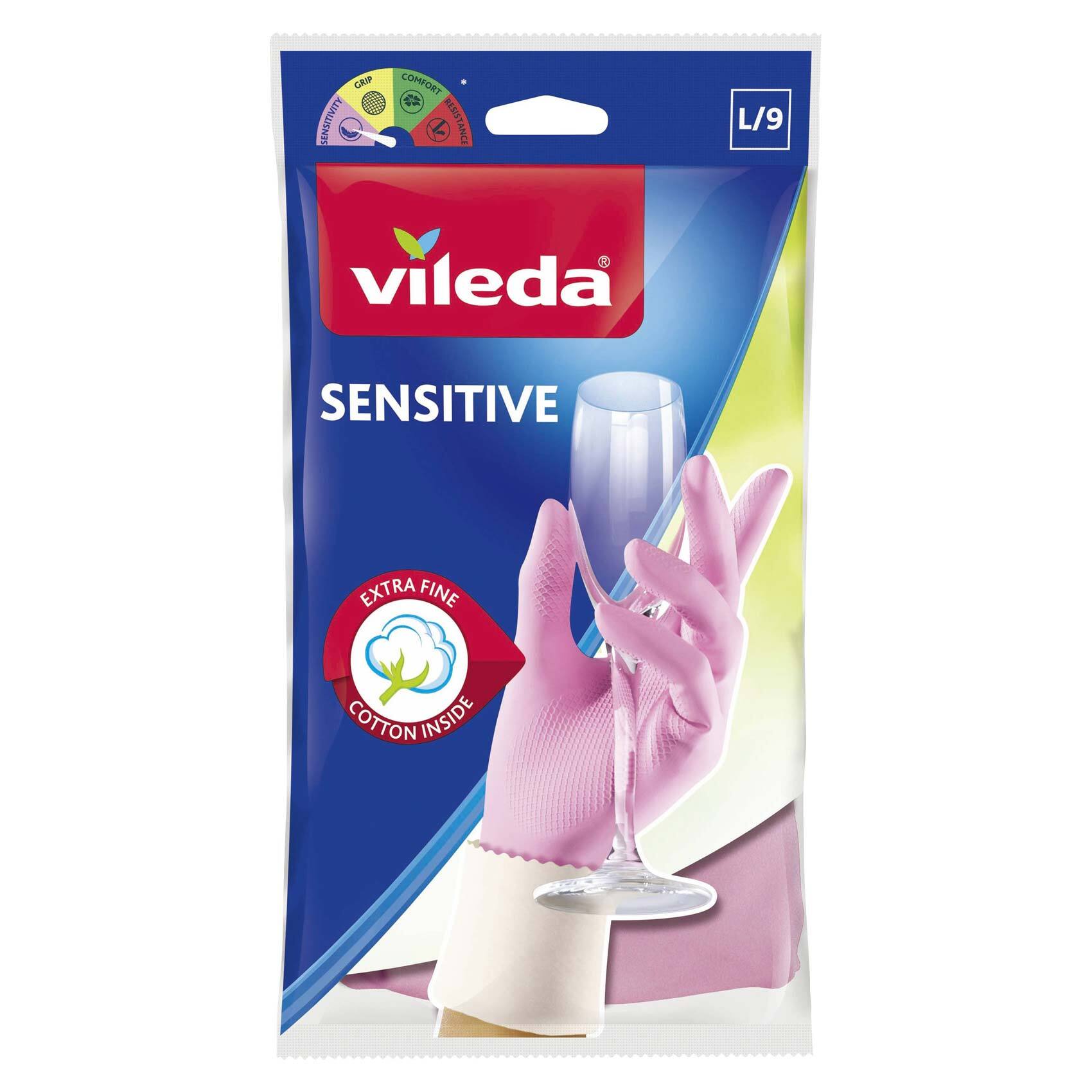 Vileda Fresh Comfort Cleaning Gloves, 1-Pair