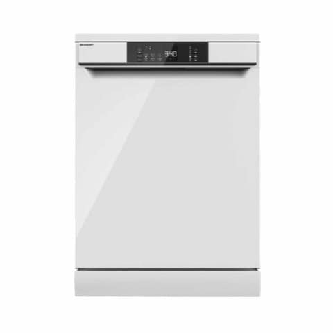Sharp Dishwasher QW-V613-WH3 6 Program White (Plus Extra Supplier&#39;s Delivery Charge Outside Doha)