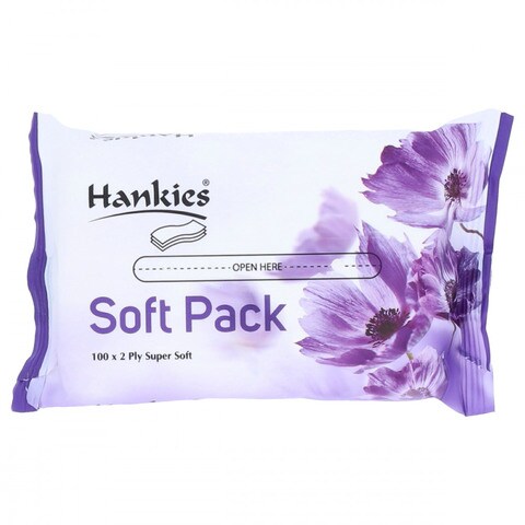 Hankies Soft Pack (2Ply x 100 Tissues)