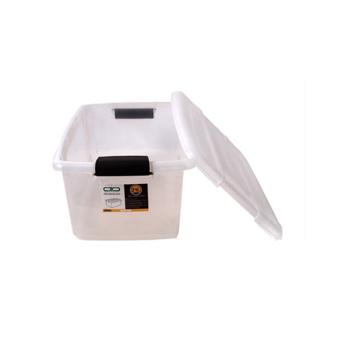 AbelPlast Organizer Box Storage 21 Liters - White