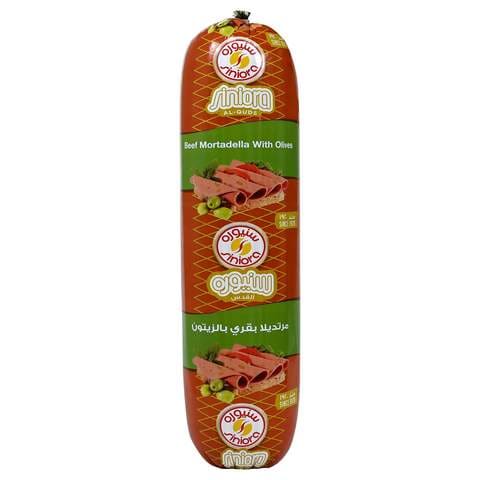 Buy Siniora Beef Mortadella with Olives in UAE