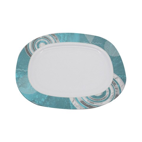 Hoover Vidal Oval Plate Multicolour 35x28cm