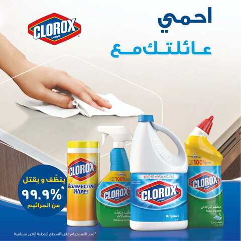 Buy Clorox Clothes Stain Remover Color Booster For Colored Clothes Original 1 8l Clorox Clothes Stain Remover Color Booster For Whites 1 8l Online Shop Cleaning Household On Carrefour Uae