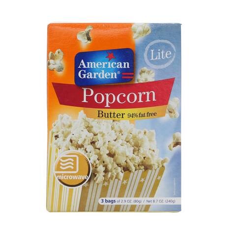 American Garden Popcorn Butter Lite 240g