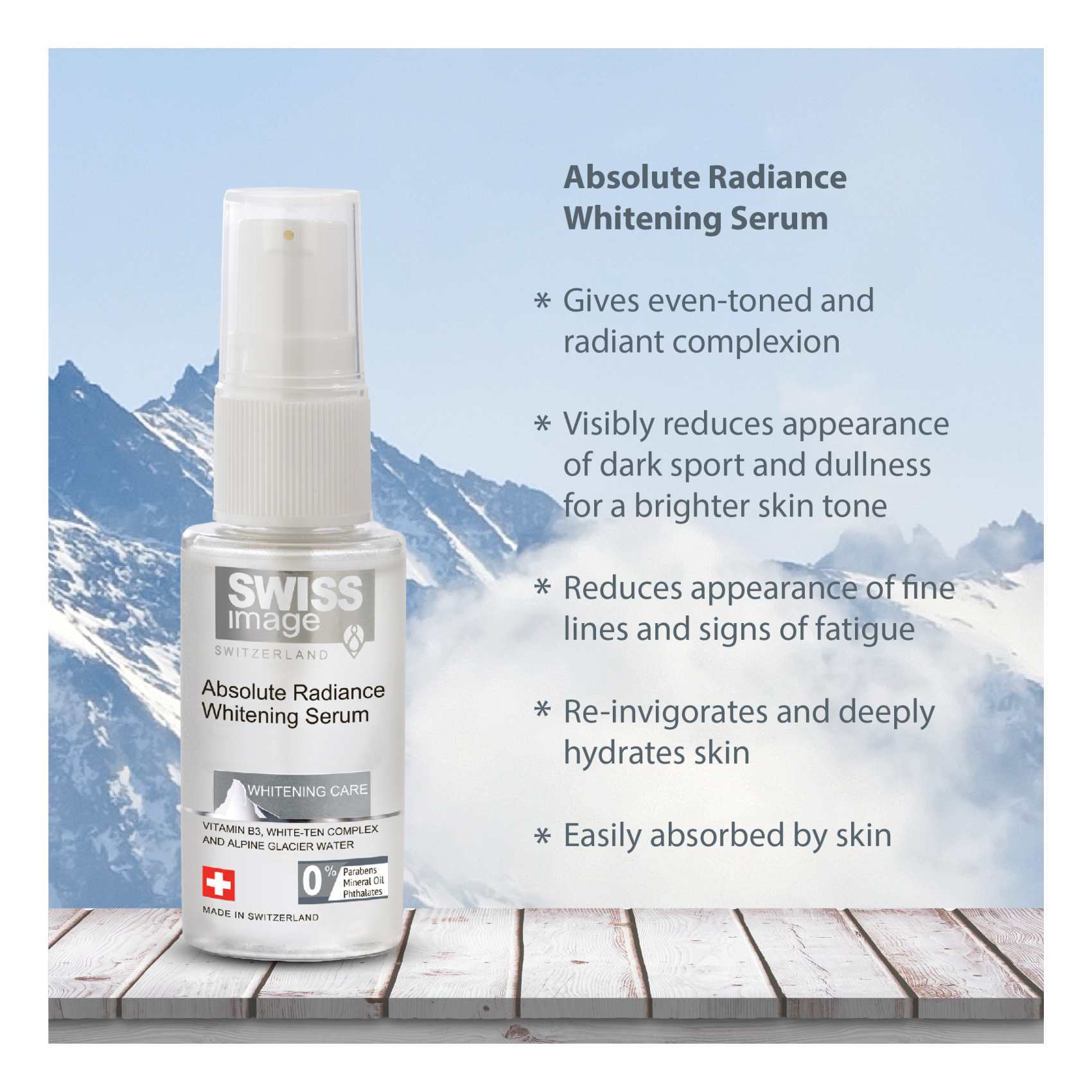 Swiss Image Absolute Radiance Whitening Serum 30ml Online