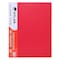 Atlas A4 Clear Book File with 40 Pockets Red