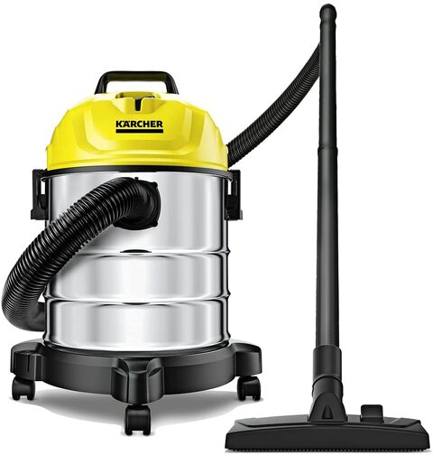Karcher WD1S Multi-Purpose Vacuum Cleaner, 1500W, Yellow &amp; Black