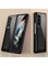 Samsung Galaxy Z Fold 4 Case Luxury Plating Cover with Built-in Screen Protector Glass Hybrid Full Body Protection Flip Cover