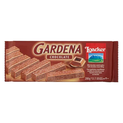 Buy Loacker Gardena Chocolate Wafer 200g in Kuwait
