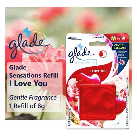 Glade-Glass Scent I Love You Refill 8g