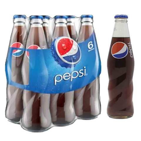 Pepsi Drink 250 Glass Ml 6 Pieces