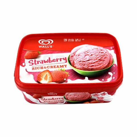 Buy Walls Strawberry Ice Cream 1L in UAE