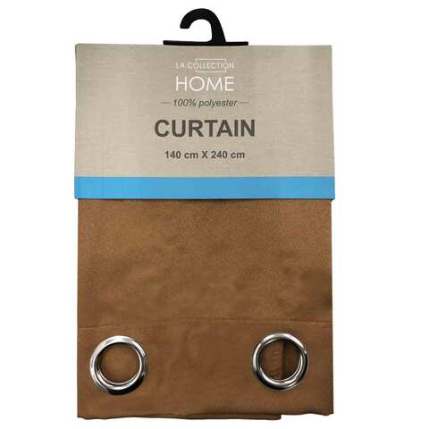 Curtain 140&times;240 Cm Brown