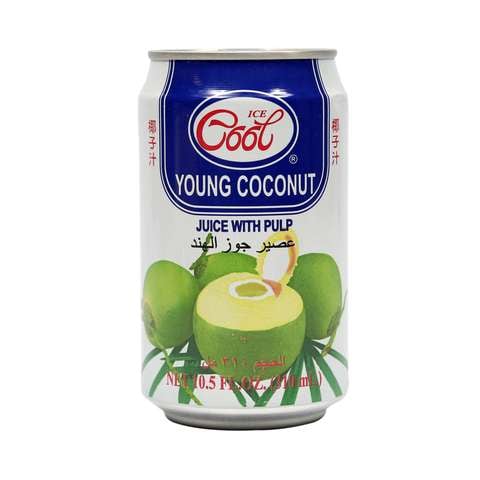Ice Cool Young Coconut Juice With Pulp 310ml