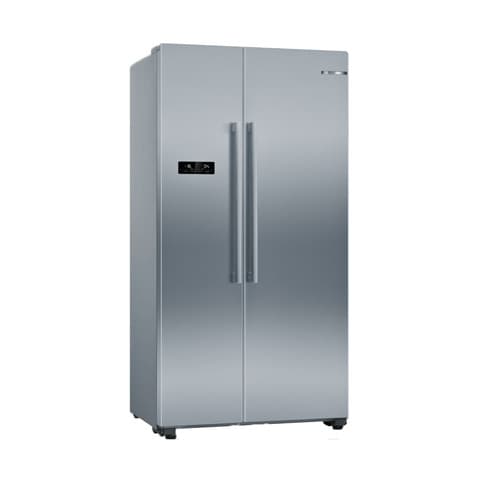 Bosch Side By Side Fridge KAN93VL30M 616Liters - Silver (Plus Extra Supplier&#39;s Delivery Charge Outside Doha)