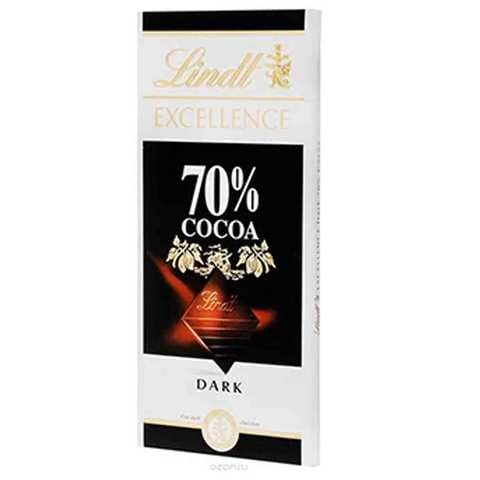 لينت إكسيلنس شوكولاتة داكنة 70% كاكاو 100 غرام